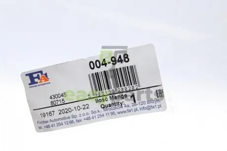 Хомут глушника (передній) Mini Cooper 06-10 (48/52.3x90) Fischer Automotive One (FA1) 004-948