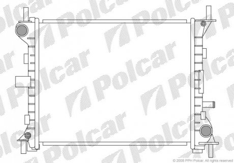 Радіатор охолодження Polcar 320108-1