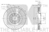 Диск тормозной передний Audi A6 02- NK 2047107 (фото 3)