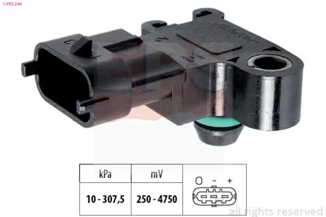 Датчик тиску Ford/PSA 2,2 TDCI/Hdi EPS 1.993.244