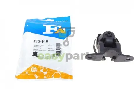 Кронштейн кріплення глушника Peugeot 307 2.0 HDi 00- (гумометалевий) Fischer Automotive One (FA1) 213-916