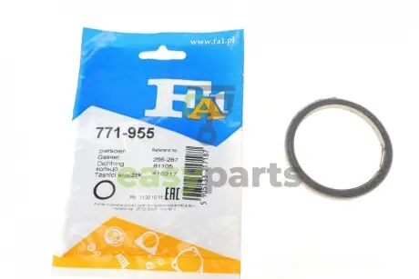 Прокладка труби вихлопної Ford Ranger 2.5 TDDI 99-05/Toyota Land Cruiser 80-07 (56x68x5.2) (кільце) Fischer Automotive One (FA1) 771-955
