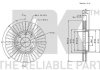 Гальмівний диск передній вентильований 256х24мм Opel Astra G NK 203629 (фото 3)