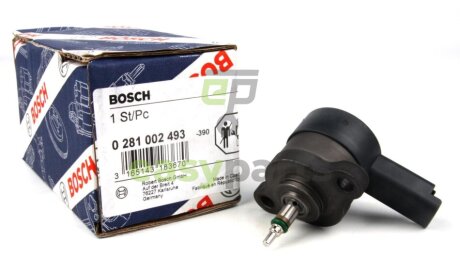 Клапан редукційний рейки паливної Citroen Jumper/Peugeot Expert/Partner 2.0HDi/2.2HDi 99- BOSCH 0 281 002 493