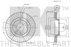 Диск тормозной VW Passat 96-00 NK 204762 (фото 3)