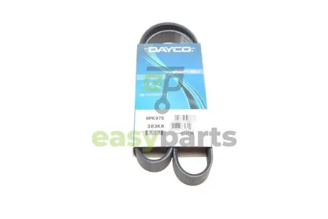 Ремінь генератора Citroen Berlingo/VW Golf III 1.4-2.0i 91- DAYCO 6PK975