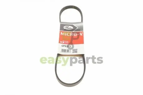 Ремінь генератора Nissan Almera/Primera/Sunny 1.0-5.0 82- Gates 4PK813