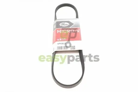 Ремінь генератора Nissan Primera/Micra/Note/Toyota Corolla 1.0-2.5D 83- Gates 4PK823