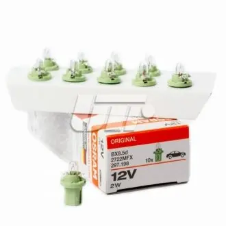 Лампа 12V 2W Bax 8,5d light green OSRAM 2722MFX