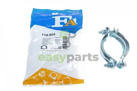 Хомут глушника Audi 80/100/A6 90-97 Fischer Automotive One (FA1) 114-905
