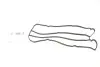 Прокладка кришки клапанів Ford Fiesta/Focus 1.4/1.6 16V 99- ELRING 761031 (фото 1)