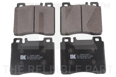 К-кт колодок перед. DB CL-Series (W140)/S-Series (W140)/300-Series (W140)/400-Series (W124)/400-Series (W140)/500-Series (W140)/600-Series (W140) (91-99) NK 223325