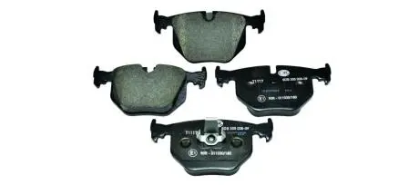 Гальмівні колодки зад. BMW 3(E46)/7(E38)/X5(E53) 94-11 (ATE) (123x59,4x17,3) HELLA 8DB 355 008-091