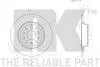 Тормозной диск задн Audi A3, Q3, TT Seat Alhambra Skoda Kodiaq, Superb III Vw Golf VII, Passat, Sharan, Tiguan 1.0-2.0D 04.12- NK 2047160 (фото 3)