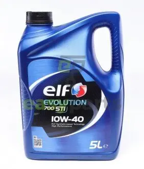 Олива 10W40 Evolution 700 STI (5L) (458443)(ACEA/A3/B4 API/SN/CF VW/501.01/505.00/MB 229.1) ELF 214124