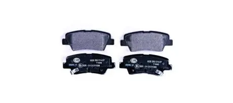 Тормозные колодки дисковые зад. Hyundai Grandeur, Sonata V, Tucson Kia Opirus, Soul Ssangyong Korando 1.6-3.3 05- HELLA 8DB 355 014-571
