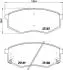 Гальмівні колодки пер. Hyundai ix20/ix35 10- /Kia Sportage (SL) 10- (Mando) HELLA 8DB355019-791 (фото 4)