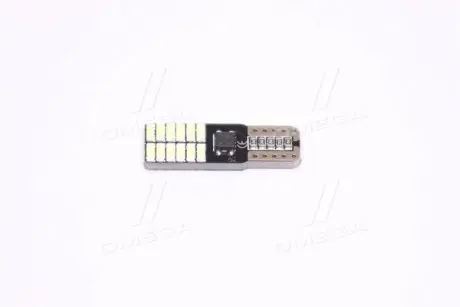 Лампа LED б / ц габарит, панель приладів, салон 12V T10(W5W) W2.1x9.5D 24SMD CANBUS N.P WHITE<> TEMPEST Tmp-L11183CW
