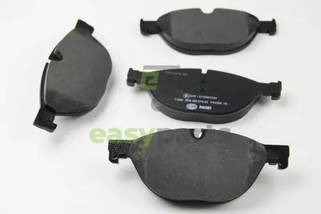 Гальмівні колодки перед. BMW 5 F10 10- HELLA 8DB355015-251