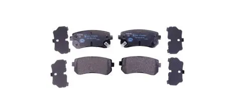 Гальмівнi колодки дискові зад. Hyundai Accent I20/I30/Ix35/Sonata/Kia CeeD/Rio/Sportage 1.2-3.3 05- HELLA 8DB 355 006-961
