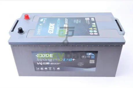 Акумуляторна батарея 235Ah/1200A (518x279x240/+L/B00) Strong Pro EFB+ EXIDE ЕЕ2353