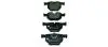 Гальмівнi колодки дисковi зад. BMW 5 (E60) 03-/3 (E90)/(E90N) 05- HELLA 8DB355010-471 (фото 1)