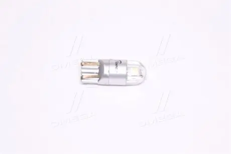 Лампа LED б / ц габарит, панель приладів, салон 12V T10 (W5W) w2.1x9.5d 2SMD N.P WHITE <> TEMPEST Tmp-L11203HW