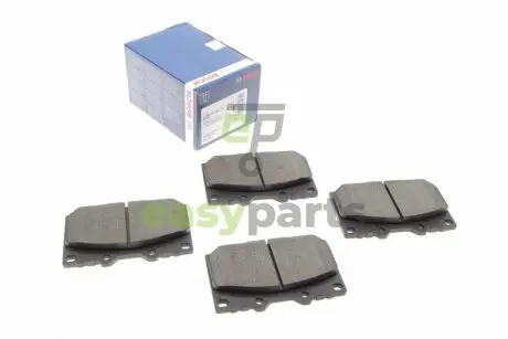 Колодки гальмівні (передні) Toyota Land Cruiser 100 98-07/Prado 02-10/Lexus LX 98-08 BOSCH 0 986 424 640