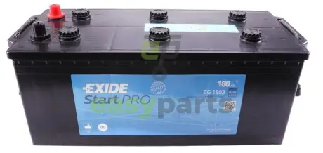 Акумуляторна батарея 180Ah/1000A (513x223x223/+L) StartPro EXIDE EG1803