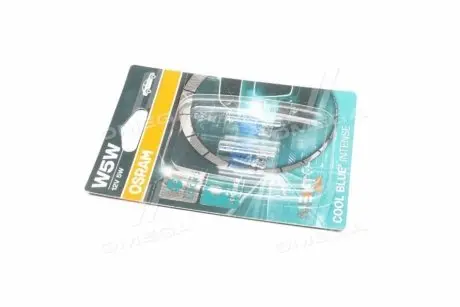 (к-кт 2шт) Лампа COOL BLUE® INTENSE (Next Gen) 12V W5W 5W W2.1x9.5d OSRAM 2825CBN-02B