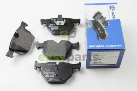 Гальмівні колодки дискові зад. BMW 3 (E90, E91, E92),X1 (E84) 2.0-3.0 05- /X5 (E70) 3.0d 08- HELLA 8DB 355 013-941