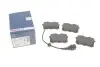 Колодки гальмівні (задні) VW Polo 01-/Seat Cordoba/Ibiza 02-09 (+ датчик) BOSCH 0 986 424 813 (фото 1)