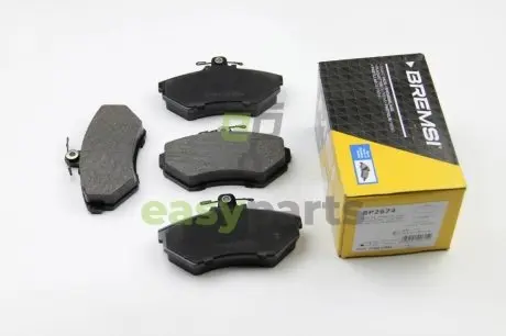 Гальмівні колодки пер. AUDI A4/SEAT CORDOBA/VW PASSAT 1.6-1.9DH 94-02 (TRW) BREMSI BP2674