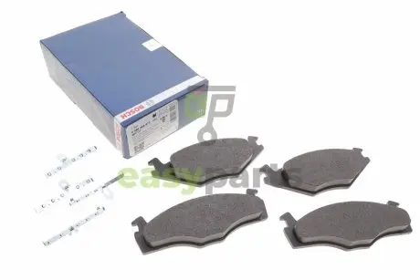 Колодки гальмівні (передні) Seat Cordoba/Ibiza/Toledo 93-02/VW Caddy/Passat B2-B4 79-92/Golf 74-99 BOSCH 0 986 468 873