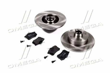 Комплект гальмівний задн. SEAT CORDOBA, TOLEDO 01/91-10/99, VW GOLF 08/91-09/97 REMSA 8263.02