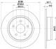 Гальмівний диск задн. Ford C-Max, 10- HELLA 8DD355118-211 (фото 4)