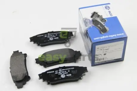 Гальмівні колодки дискові зад. Lexus RX 3.5i 08- HELLA 8DB355015-371