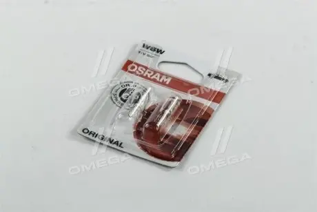Автолампа W5W 12V 5W W2,1x9,5d 2шт в блiстерi OSRAM 282502B (фото 1)