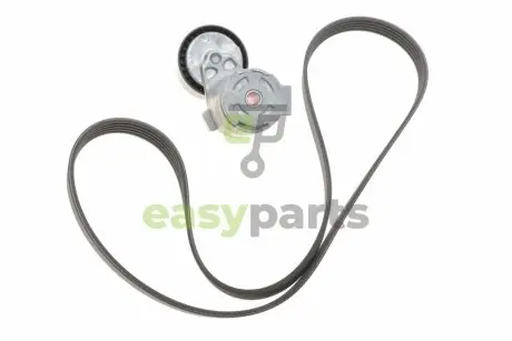 Комплект ременя генератора Renault Kangoo 1.5 dCi 01- (5PK1200) Gates K015PK1200
