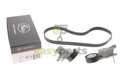 Комплект ременя генератора Citroen C3/C4/Peugeot 2008/208 1.4/1.6D 09- (6PK1020) Gates K016PK1020EST