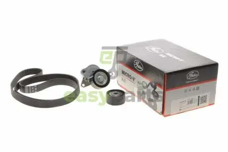 Комплект ременя генератора Renault Megane II/III 2.0 dCi 05- (7PK1705) Gates K017PK1705