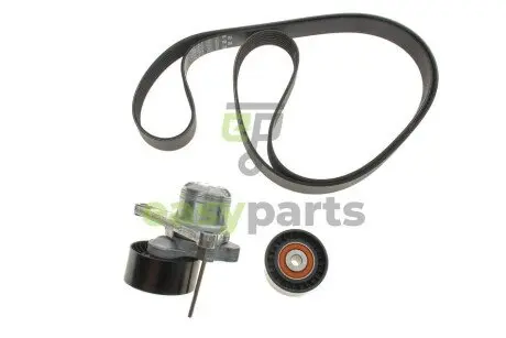 Комплект ременя генератора Opel Vivaro 2.0CDTI 06-/Renault Master 2.3dCi 10- (7PK1973) Gates K017PK1973