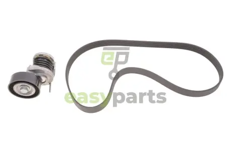 Комплект ременя генератора VW Caddy III/ Golf VI 1.6-2.0 TDI (6PK1070) Gates K036PK1070