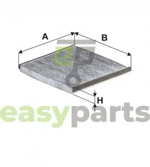 Фільтр салону Toyota Yaris 99-05/Rav4 00-06/Subaru Legacy/Outback 08-09 (вугільний) WIX FILTERS WP9193