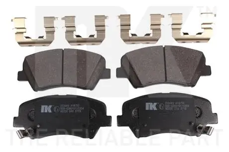 Гальмівні колодки диск.передні Hyundai i30, Kia Ceed,Rio III,Sorento II 1.1CRDi-2.4i 09- NK 223443