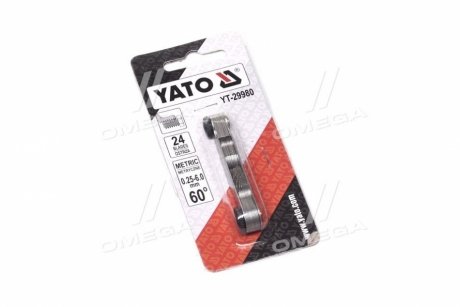 Інструмент для виміру різьби (різьбомір) YATO YT-29980