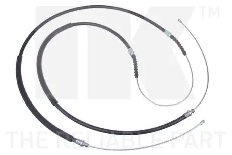Трос ручного гальма задн. L/P PSA Boxer/Ducato/Jumper 01- (бараб. гальма) 2827/876x2 NK 9023137