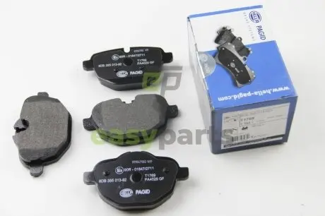 Гальмівні колодки зад. BMW 5 (F10)/X3 (F25) 10- (TRW) HELLA 8DB 355 013-921
