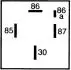 Реле паливного насоса Audi A4/A6/VW Caddy/Transporter/Golf/Polo/Passat 1.0-2.5 91-05 HELLA 4RA 007 507-071 (фото 2)