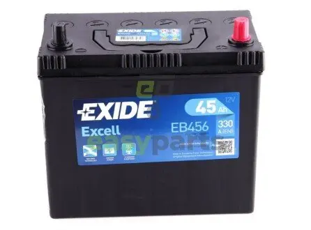 Акумуляторна батарея 45Ah/330A (237x127x227/+R/B00) Excell Азія EXIDE EB456